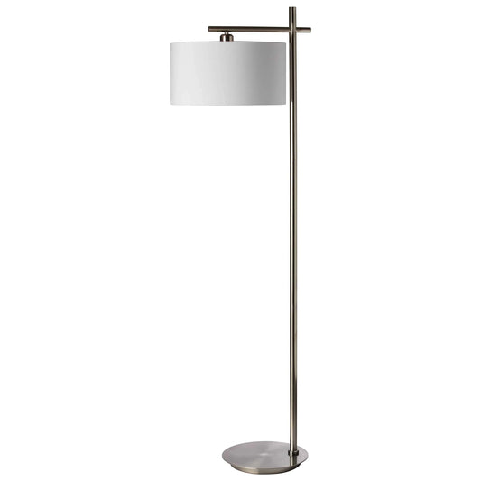 Satin chrome light fixture, by Dainolite