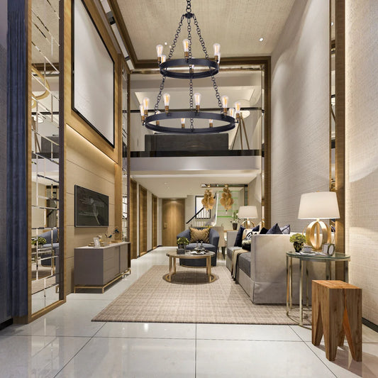 Chandelier, by Maxim, angled view