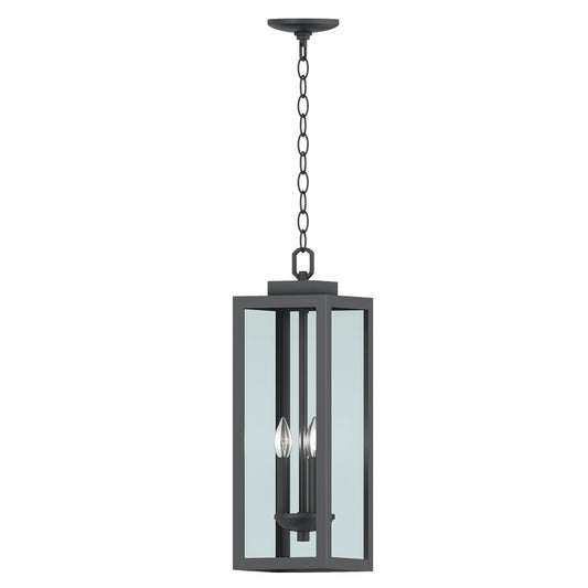 Black ceiling light, by Votatec, for hallway, bedroom, or entryway