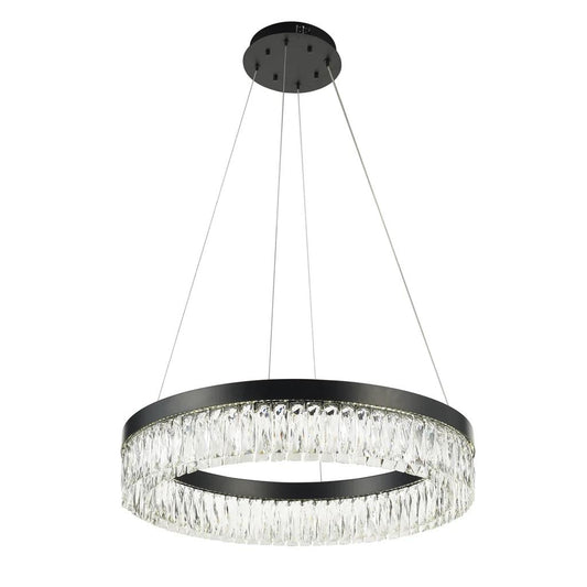 Black chandelier, by Maple