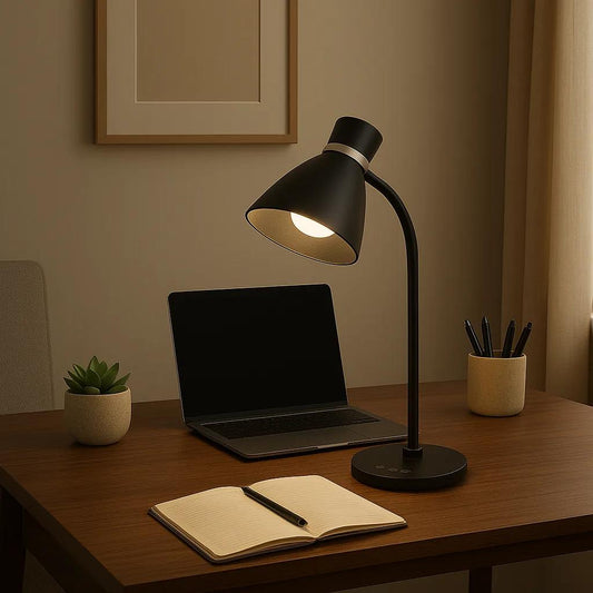 LED black light fixture, by Dainolite, angled view