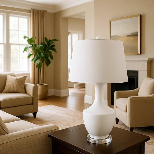 White light fixture, by Dainolite, angled view