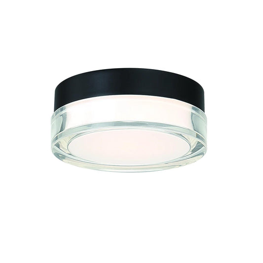 Black finish ceiling light, by Modern Forms, for hallway, bedroom, or entryway