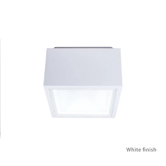White finish ceiling light, by Modern Forms, for hallway, bedroom, or entryway