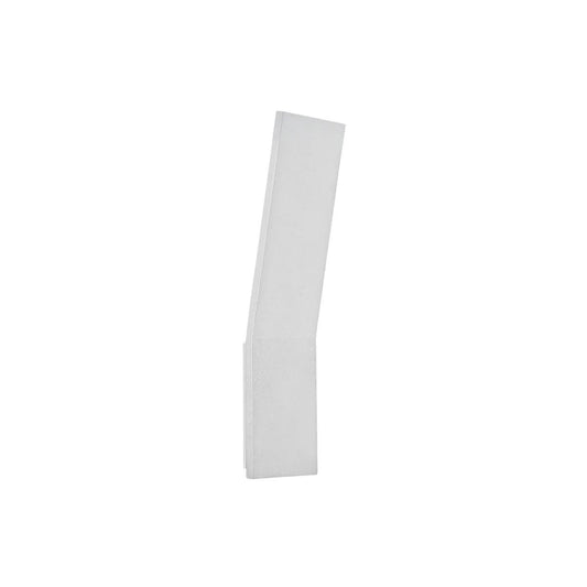 White finish wall sconce, by Modern Forms, for hallway or living room