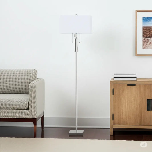 Light fixture, by Dainolite, angled view