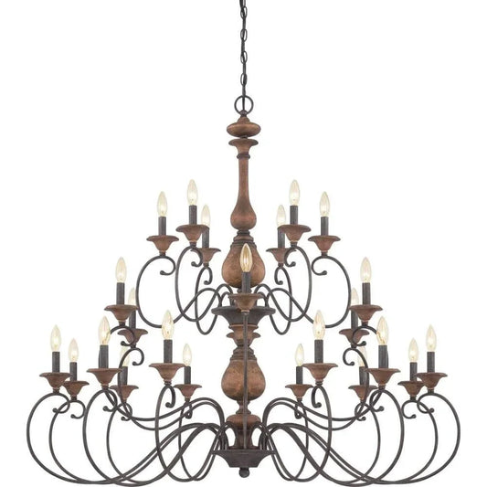 Chandelier, by Quoizel