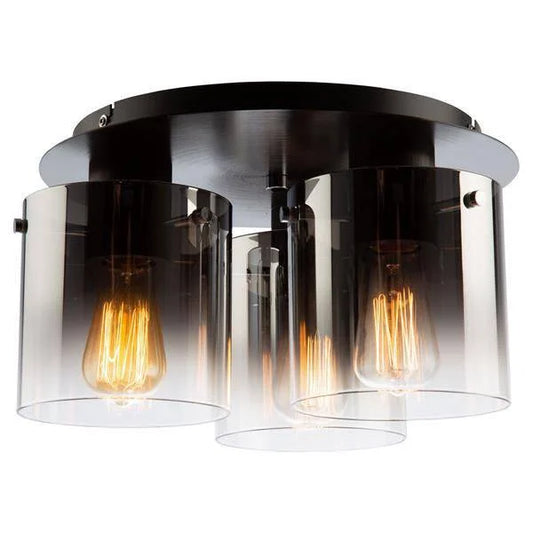 Flush-mount ceiling light, by Artcraft, for hallway, bedroom, or entryway