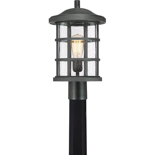Outdoor post lantern, by Quoizel, for driveway or front yard