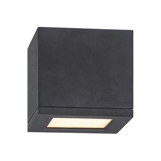 Black ceiling light, by WAC, for hallway, bedroom, or entryway