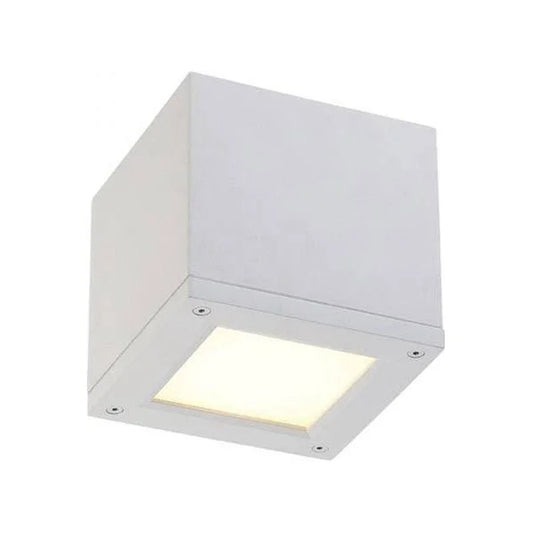 White ceiling light, by WAC, for hallway, bedroom, or entryway