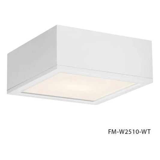 White ceiling light, by WAC, for hallway, bedroom, or entryway