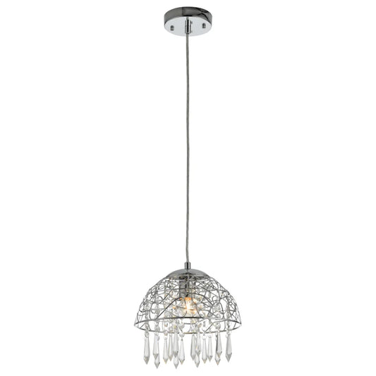 Iron & crystal pendant light, by Maple, for kitchen island or dining