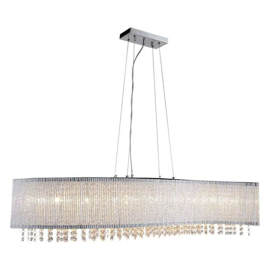 Chrome island pendant, by Maple, for kitchen island or dining