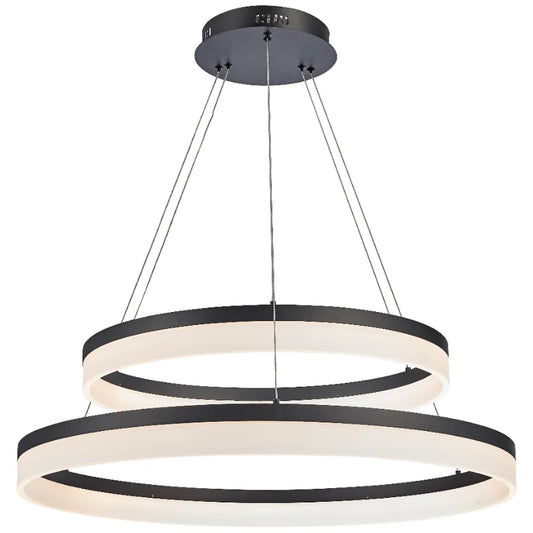 Sandy black chandelier, by Maple