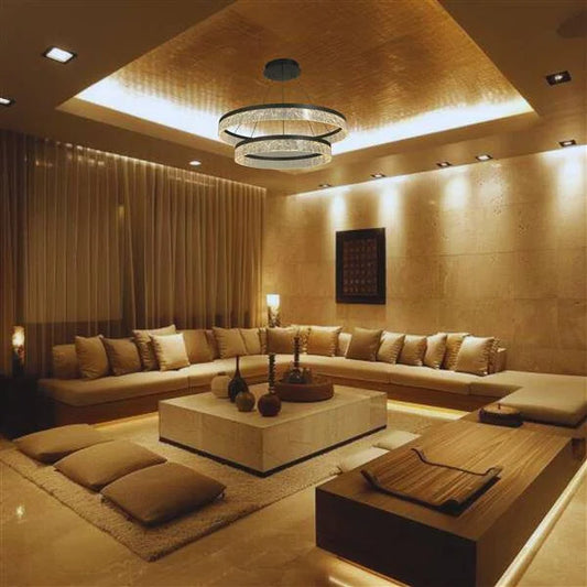 Black pendant light, by Maple, for kitchen island or dining, angled view