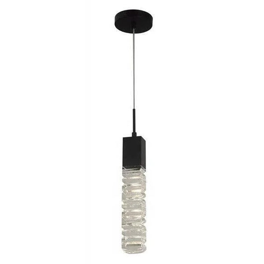 Black pendant light, by Maple, for kitchen island or dining
