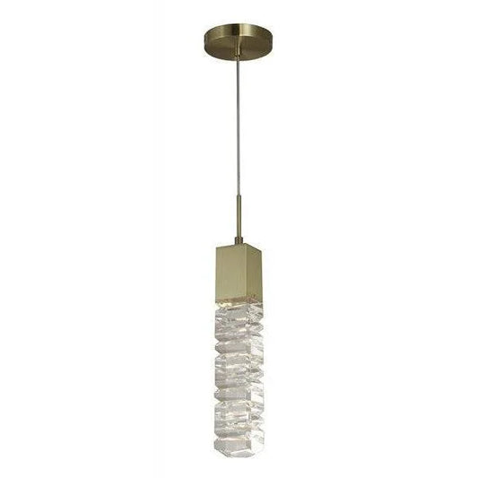 Gold pendant light, by Maple, for kitchen island or dining