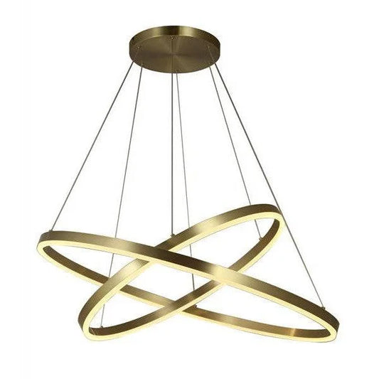Gold pendant light, by Maple, for kitchen island or dining