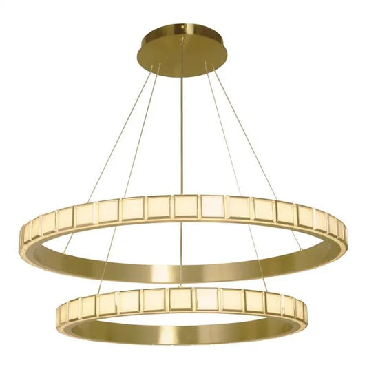 Gold pendant light, by Maple, for kitchen island or dining