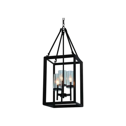 Orb + clear glass pendant light, by Maple, for kitchen island or dining