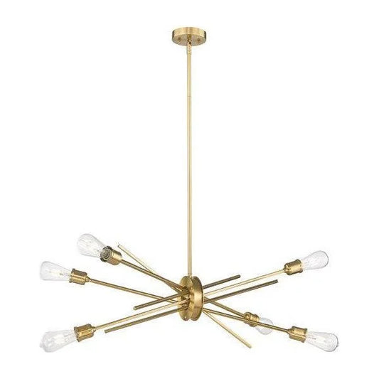 Gold pendant light, by Maple, for kitchen island or dining