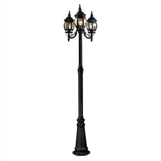 Outdoor post lantern, by Artcraft, for driveway or front yard