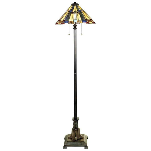Valiant bronze light fixture, by Quoizel