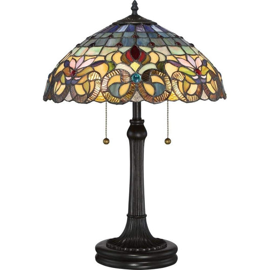 Vintage bronze light fixture, by Quoizel