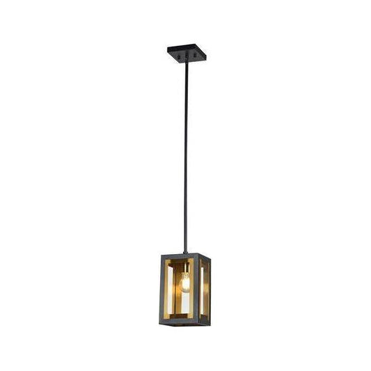 Gold+ black ceiling light, by Maple, for hallway, bedroom, or entryway