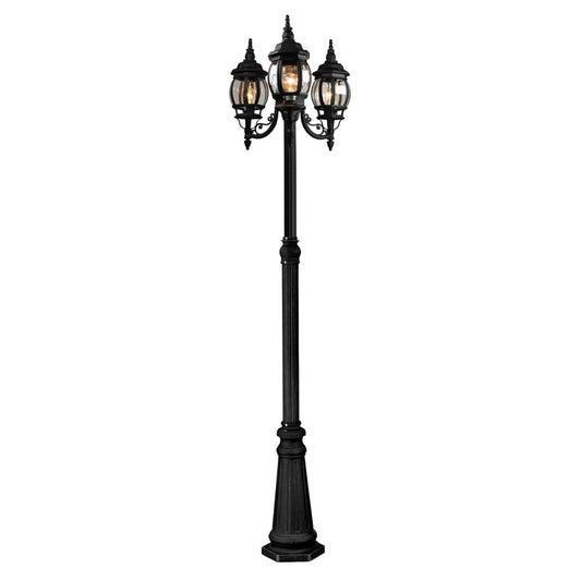 Outdoor post lantern, by Artcraft, for driveway or front yard