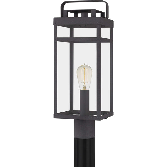 Outdoor post lantern, by Quoizel, for driveway or front yard
