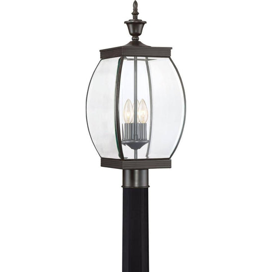 Outdoor post lantern, by Quoizel, for driveway or front yard