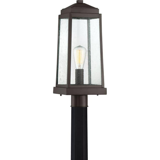 Outdoor post lantern, by Quoizel, for driveway or front yard