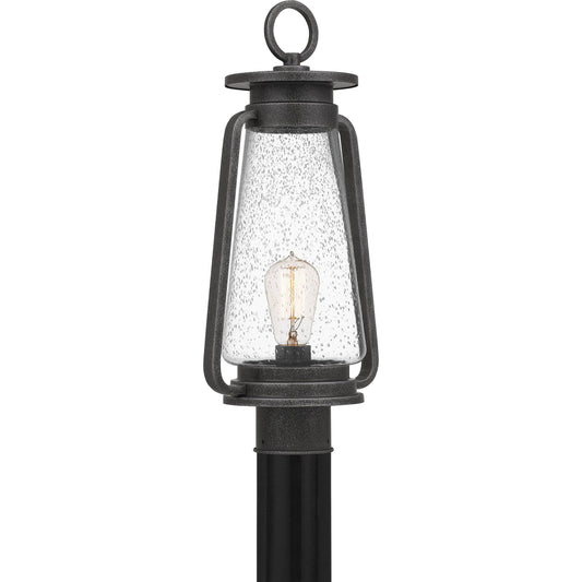Outdoor post lantern, by Quoizel, for driveway or front yard