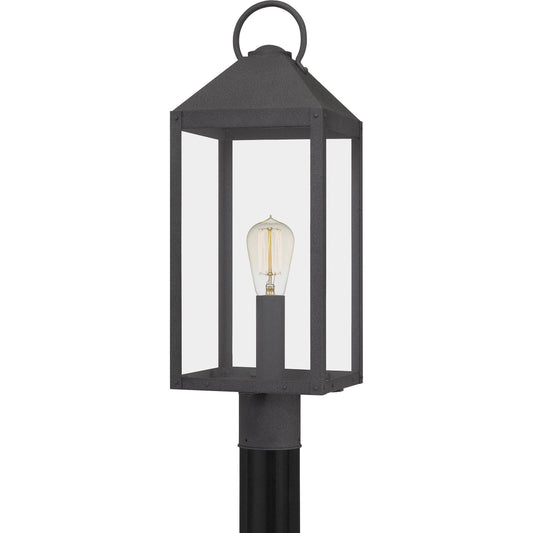 Outdoor post lantern, by Quoizel, for driveway or front yard