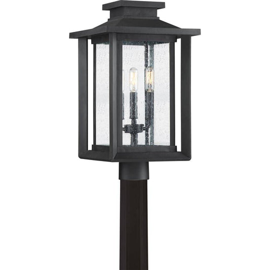 Outdoor post lantern, by Quoizel, for driveway or front yard