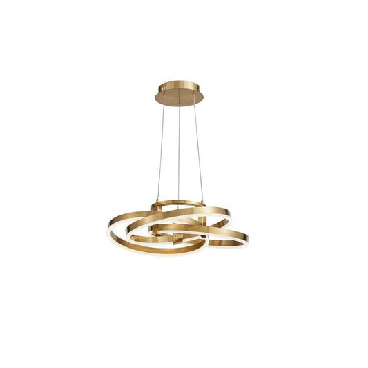 Gold pendant light, by Maple, for kitchen island or dining