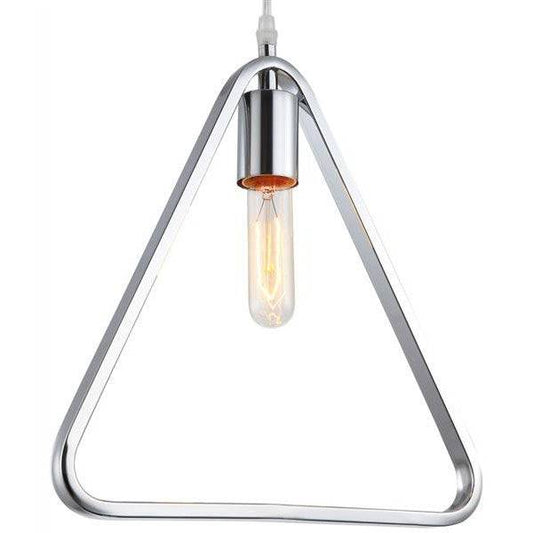 Chrome pendant light, by Maple, for kitchen island or dining