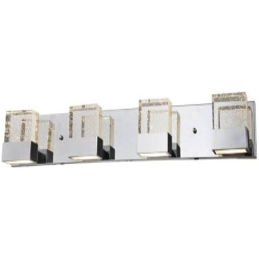 Chrome vanity light, by Maple, for bathroom