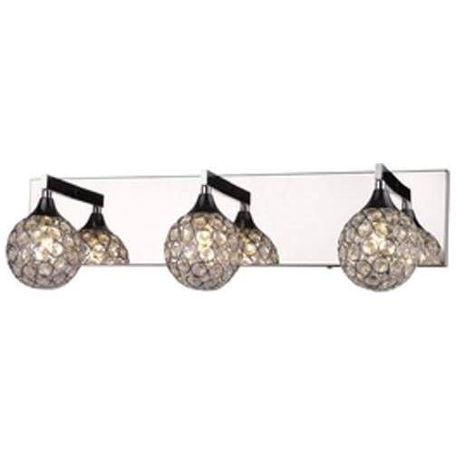 Chrome vanity light, by Maple, for bathroom