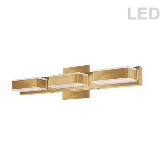 Gold vanity light, by Maple, for bathroom