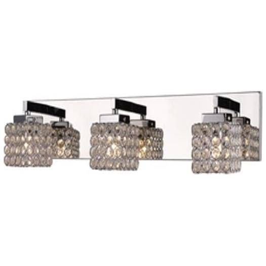 Chrome vanity light, by Maple, for bathroom