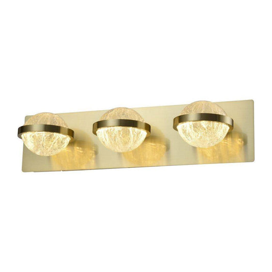 Gold vanity light, by Maple, for bathroom