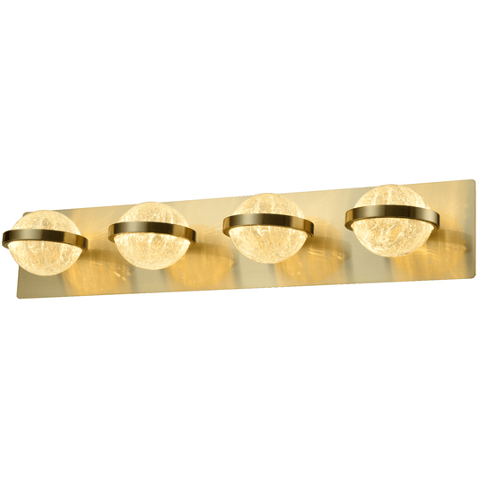 Gold vanity light, by Maple, for bathroom