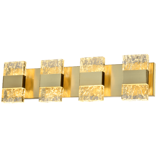 Gold plating vanity light, by Maple, for bathroom