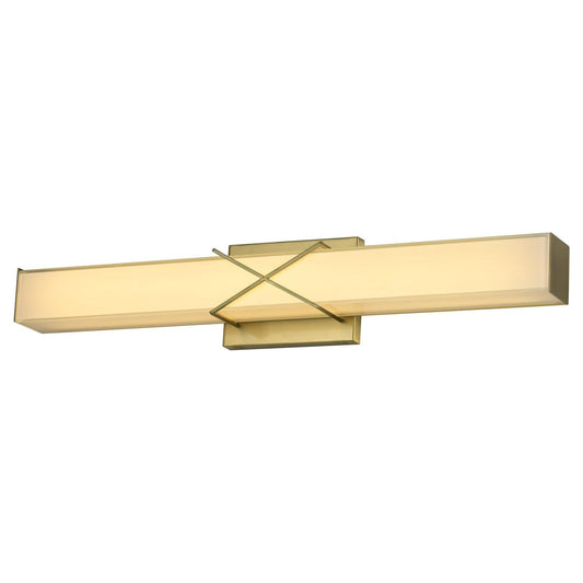 Gold finish bath bar, by Maple, for bathroom