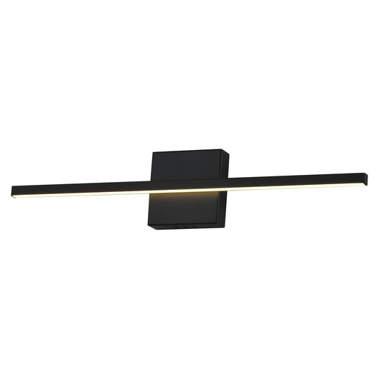 Black finish wall sconce, by Maple, for hallway or living room