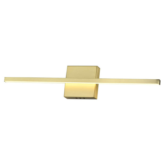 Gold finish wall sconce, by Maple, for hallway or living room