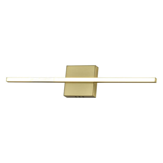 Gold finish wall sconce, by Maple, for hallway or living room